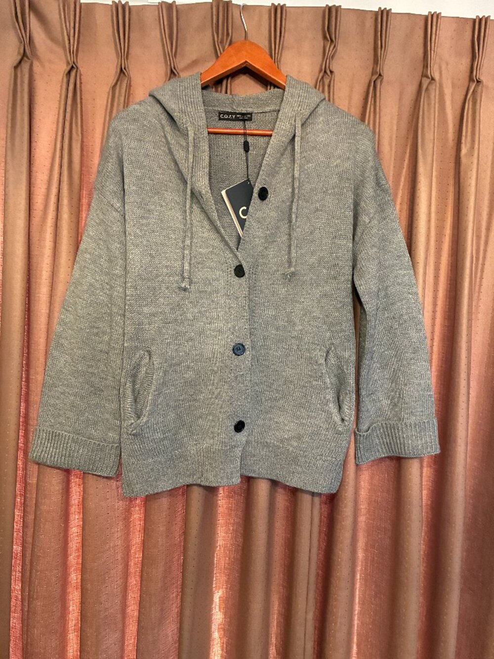 C.O.Z.Y. Cardigan Cotton blend, Size medium